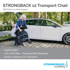 Strongback Excursion 12 Transport Wheelchair Strongback Excursion 12 Transport Wheelchair