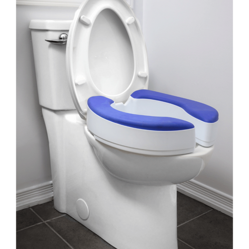 MOBB 4 Inch Adjustable Raised Toilet Seat