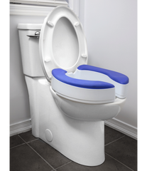 MOBB 4 Inch Adjustable Raised Toilet Seat