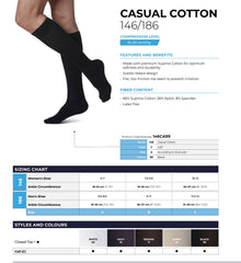 Sigvaris Casual Cotton Compression 15-20mmHg