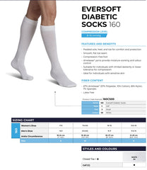 Sigvaris Eversoft Diabetic Sock 160 8-15 mmHg