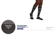 Microfiber Patterns 830 Compression Socks