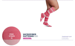 Microfiber Patterns 830 Compression Socks