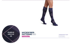 Microfiber Patterns 830 Compression Socks