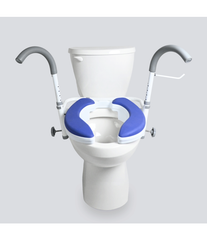 MOBB 2 Inch Adjustable Raised Toilet Seat