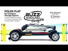Golden Technologies Buzzaround CarryOn Travel Scooter